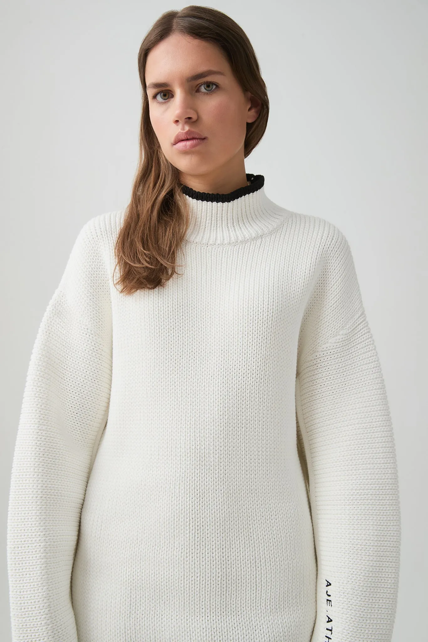 Chunky High Neck Jumper 432 sold by Aje product image thumbnail 3