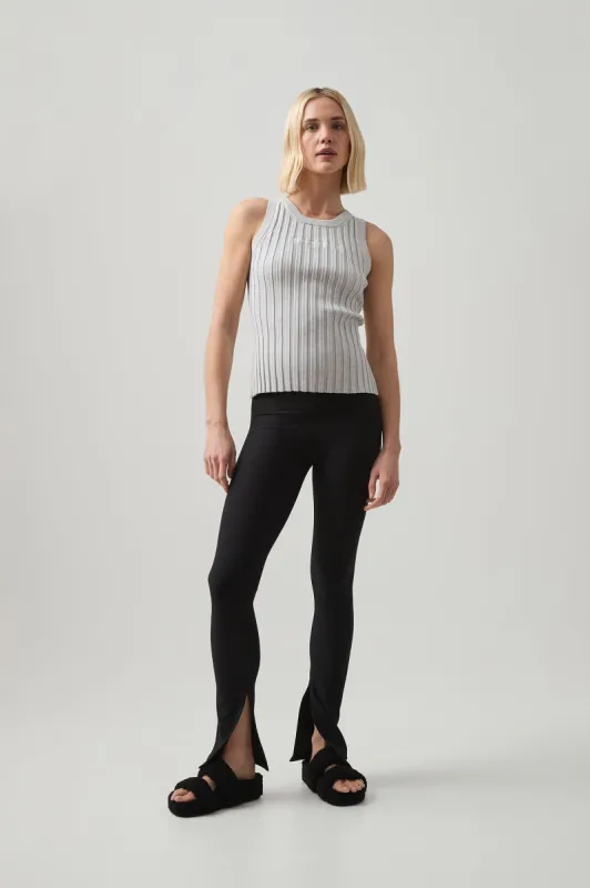 Hydra Logo Knit Ribbed Top sold by Aje