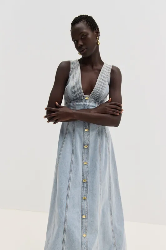 Coast Denim Midi Dress sold by Aje