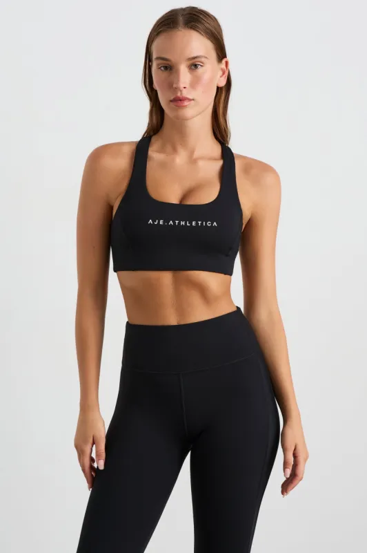 Panelled AA Sports Bra 302 sold by Aje