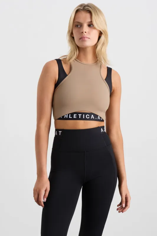 Cropped Layered Sport Tank 159 sold by Aje