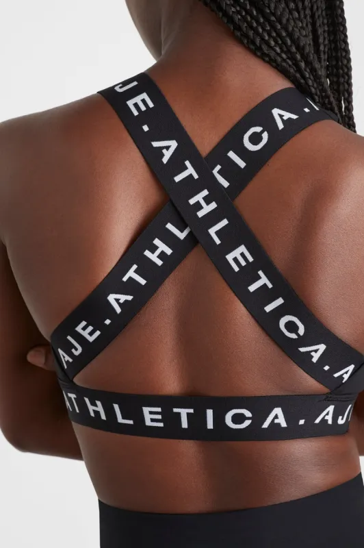 Logotape Cross Back Sports Bra 311 sold by Aje