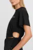 Drawcord Cut Out Crop 161 sold by Aje