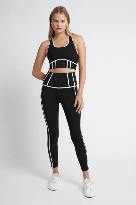 High Rise Full Length Bonded Seam Legging 209 sold by Aje