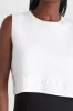 Cropped Embossed Signature Logo Tank 106 sold by Aje