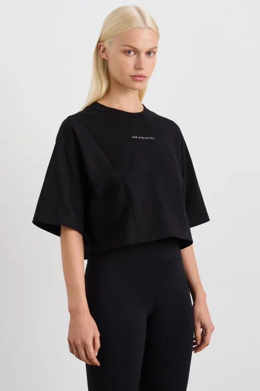 Crop Panel Tee 105 sold by Aje