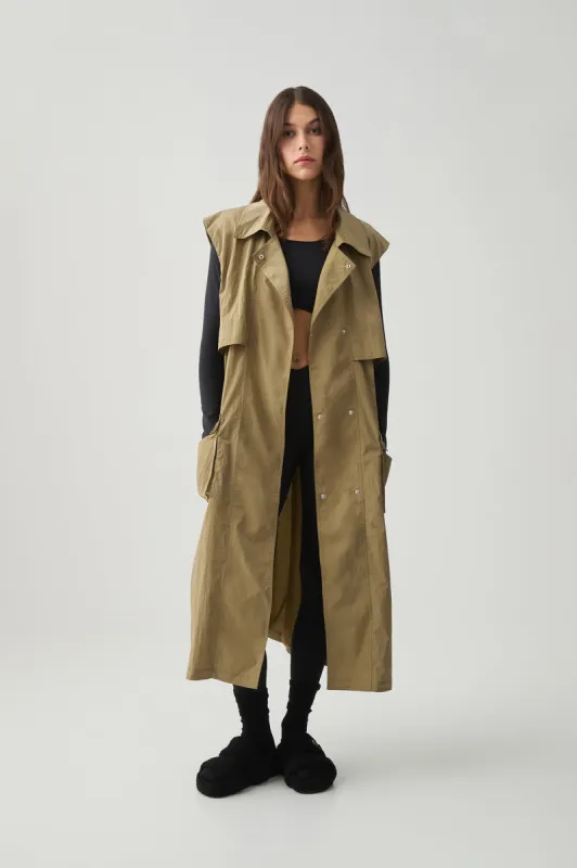 Longline Belted Vest 703 sold by Aje