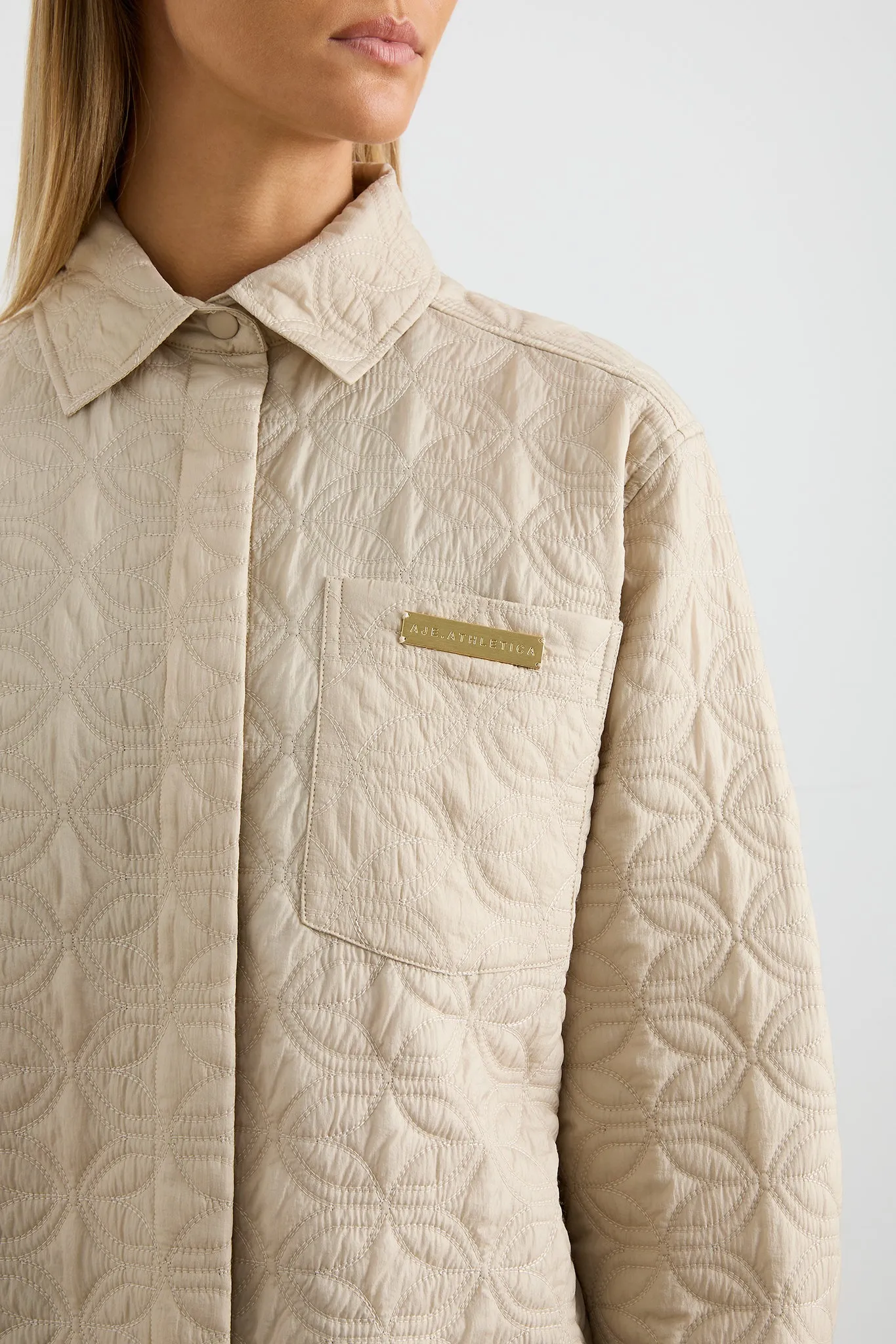 Quilted Shirt 406 sold by Aje product image thumbnail 4