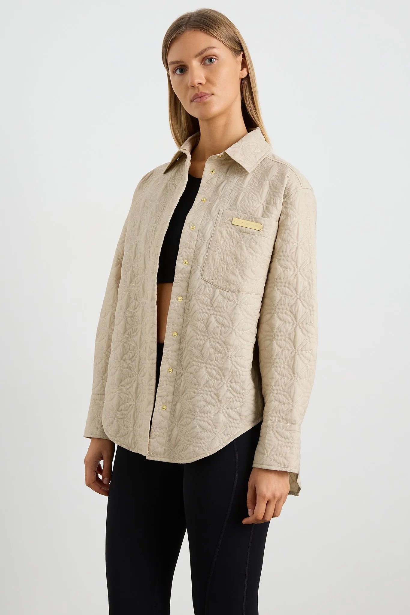 Quilted Shirt 406 sold by Aje