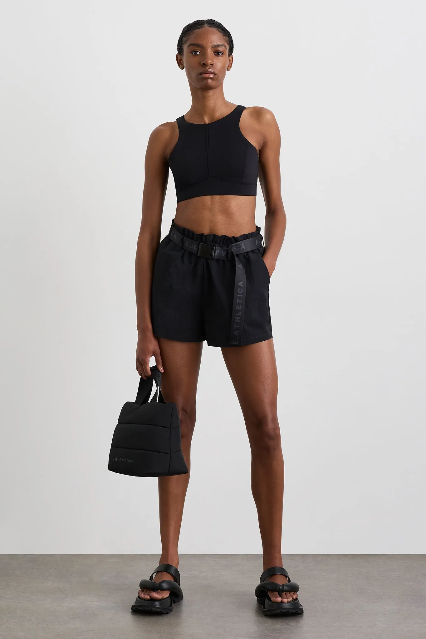 Spiderback Logo Mesh Bra 369 sold by Aje product image thumbnail 4