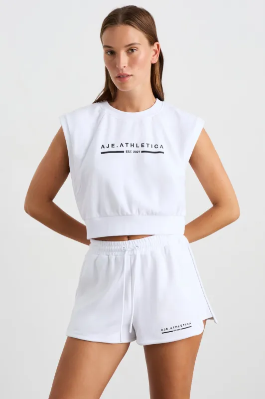 Cropped Slvless Terry Tank 146 sold by Aje