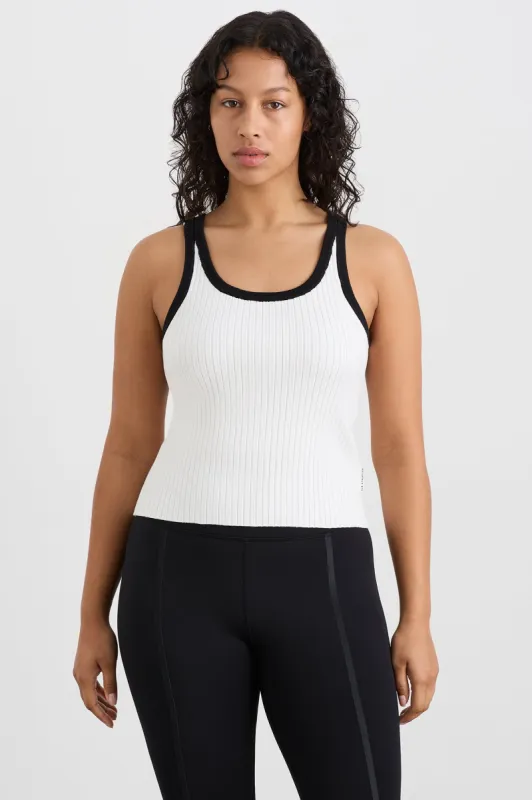 Contrast Knit Tank 142 sold by Aje