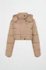 Cropped Hooded Puffer Jacket 764 sold by Aje