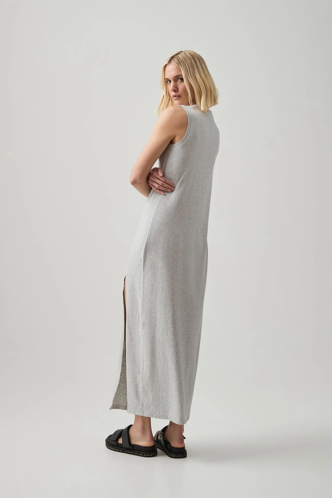 Split Hem Jersey Dress 816 sold by Aje product image thumbnail 4