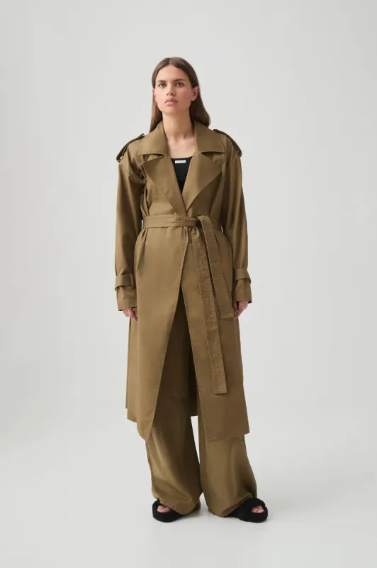 Belted Trench 703 sold by Aje
