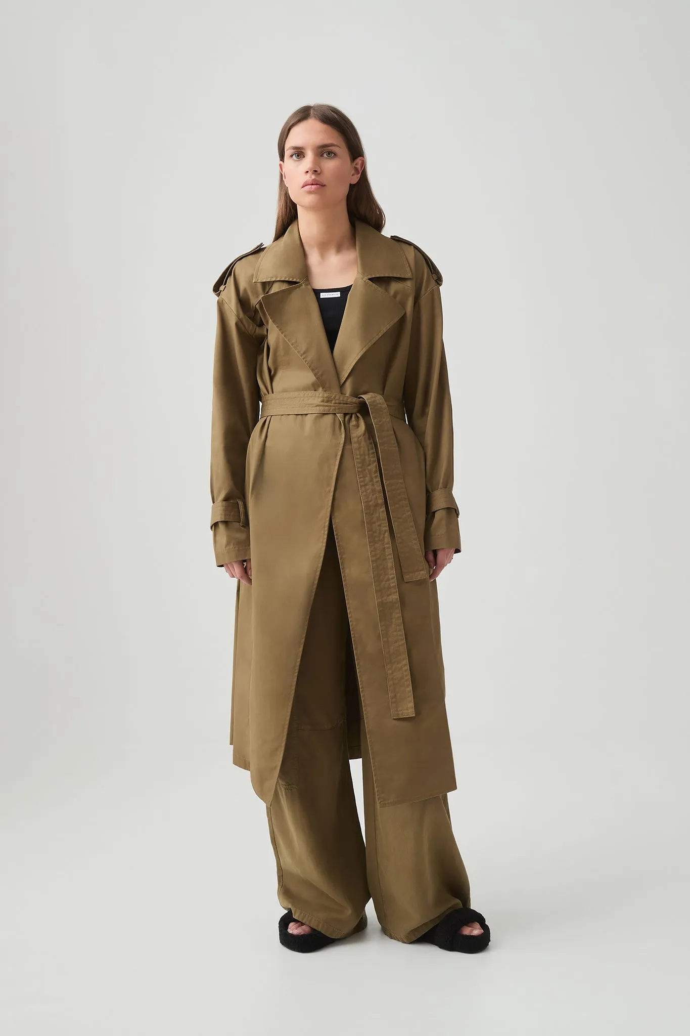 Belted Trench 703 sold by Aje