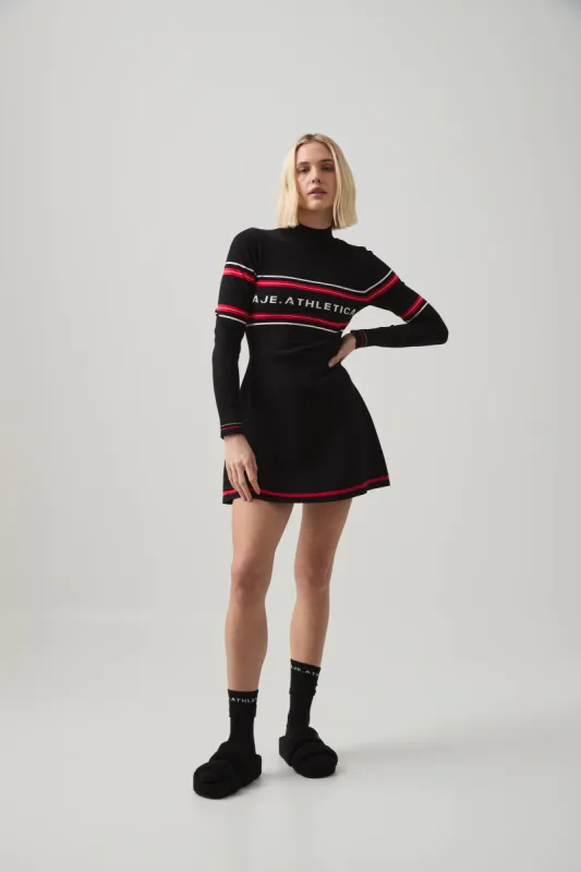 Logo Knit Mini Dress 810 sold by Aje