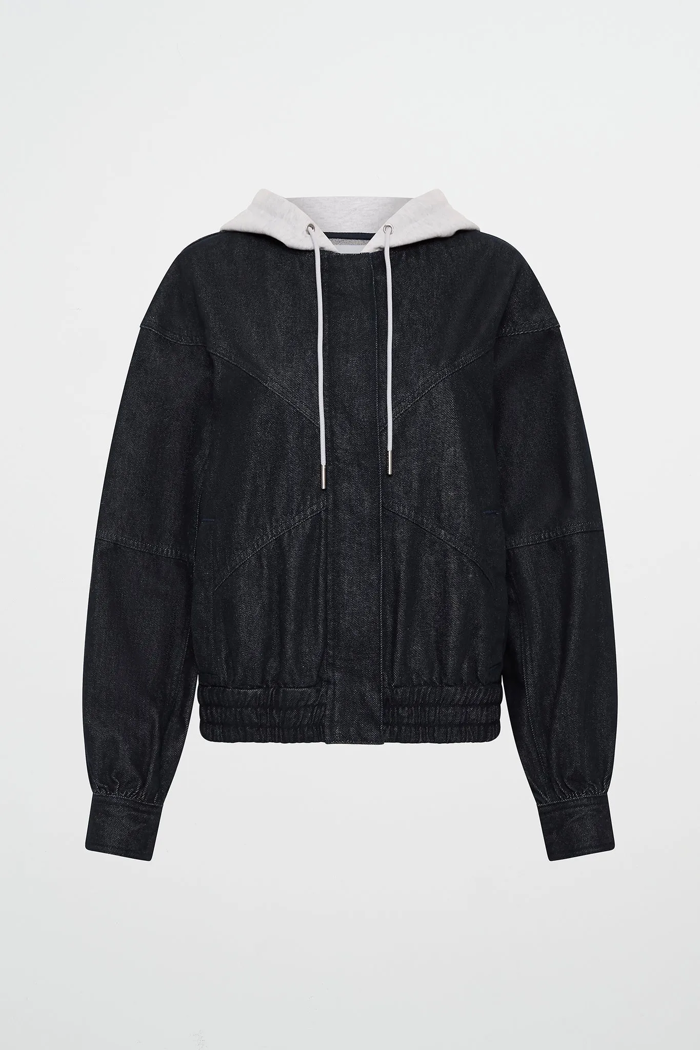 Cropped Hooded Denim Jacket sold by Aje product image thumbnail 2