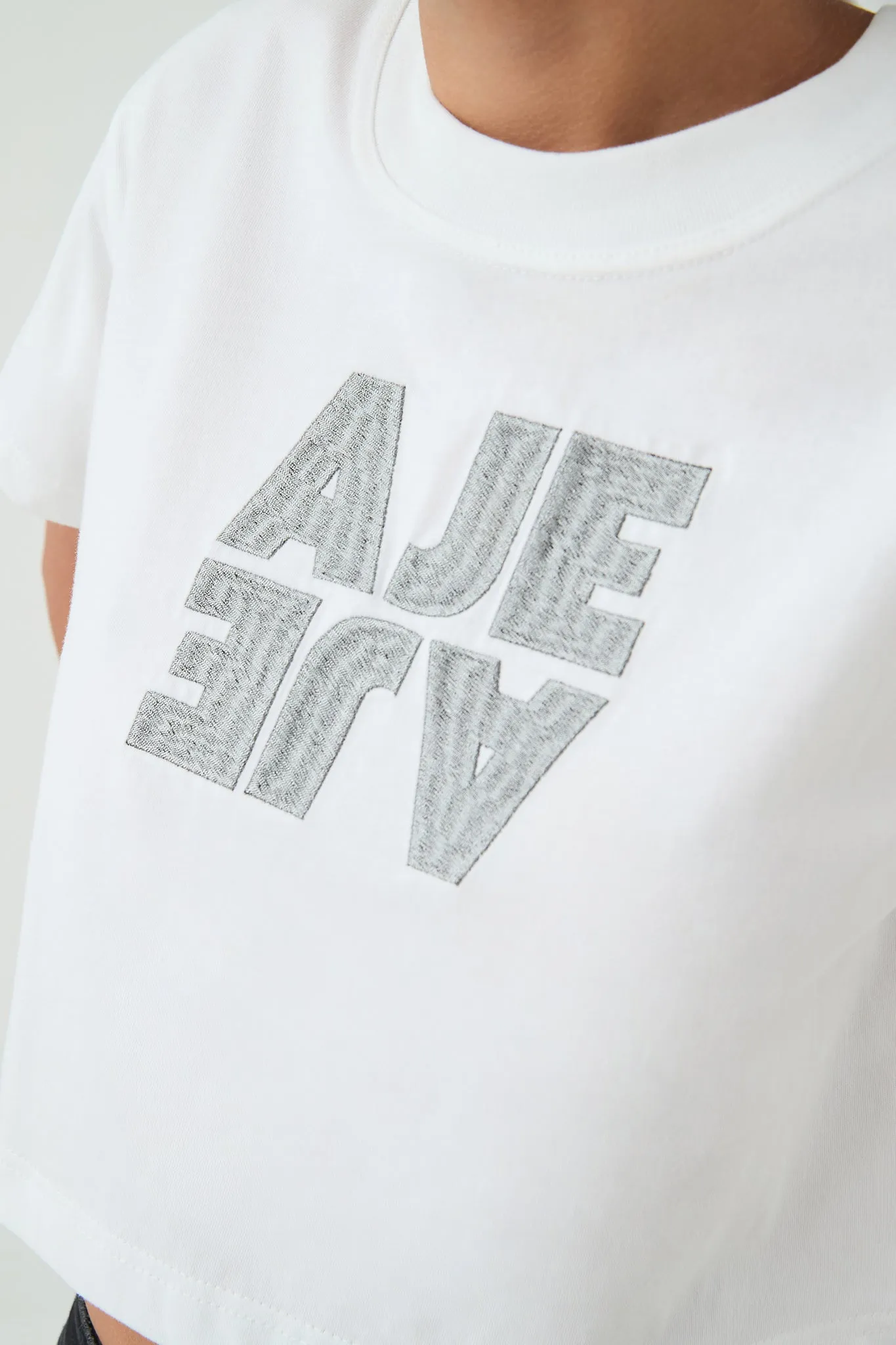 Spark Logo Cropped Tee sold by Aje product image thumbnail 5