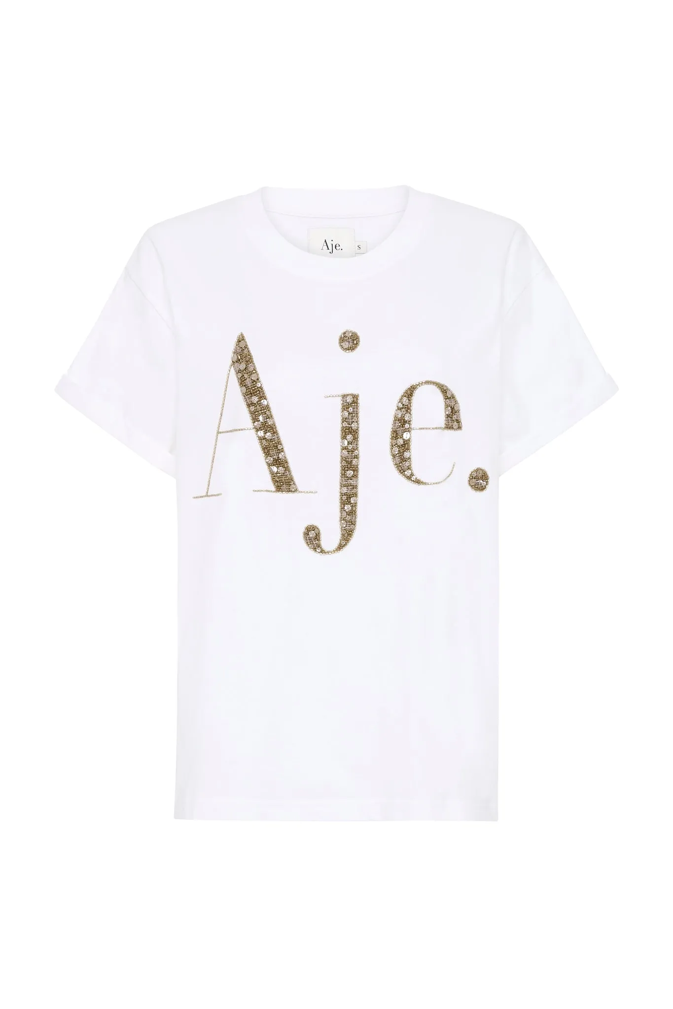Peggy Embellished Logo Tee sold by Aje product image thumbnail 2