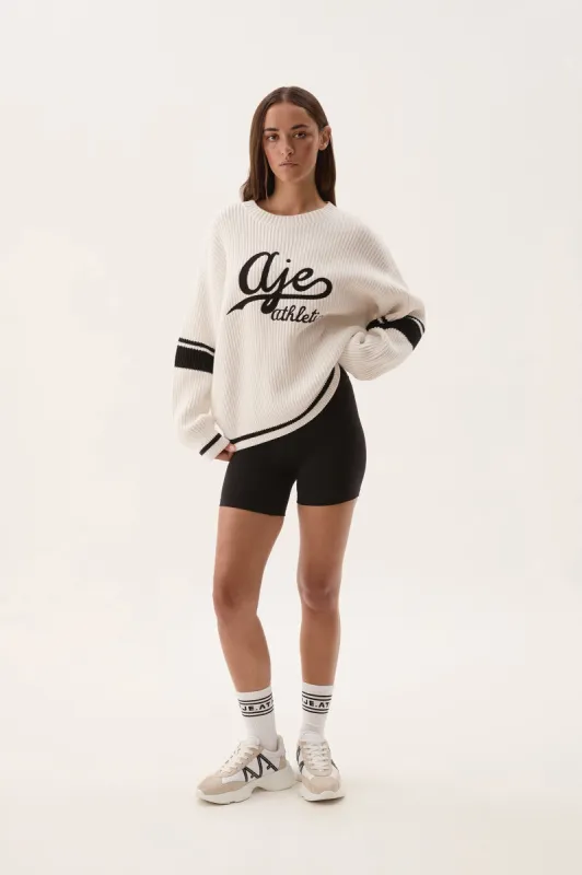 Varsity Logo Rib Knit 401 sold by Aje