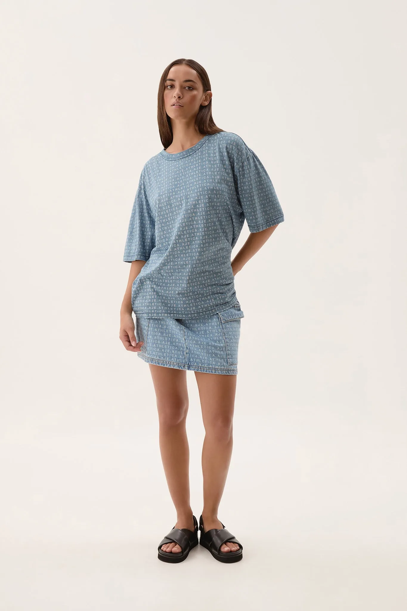 Logo Print Tee 102 sold by Aje product image thumbnail 3