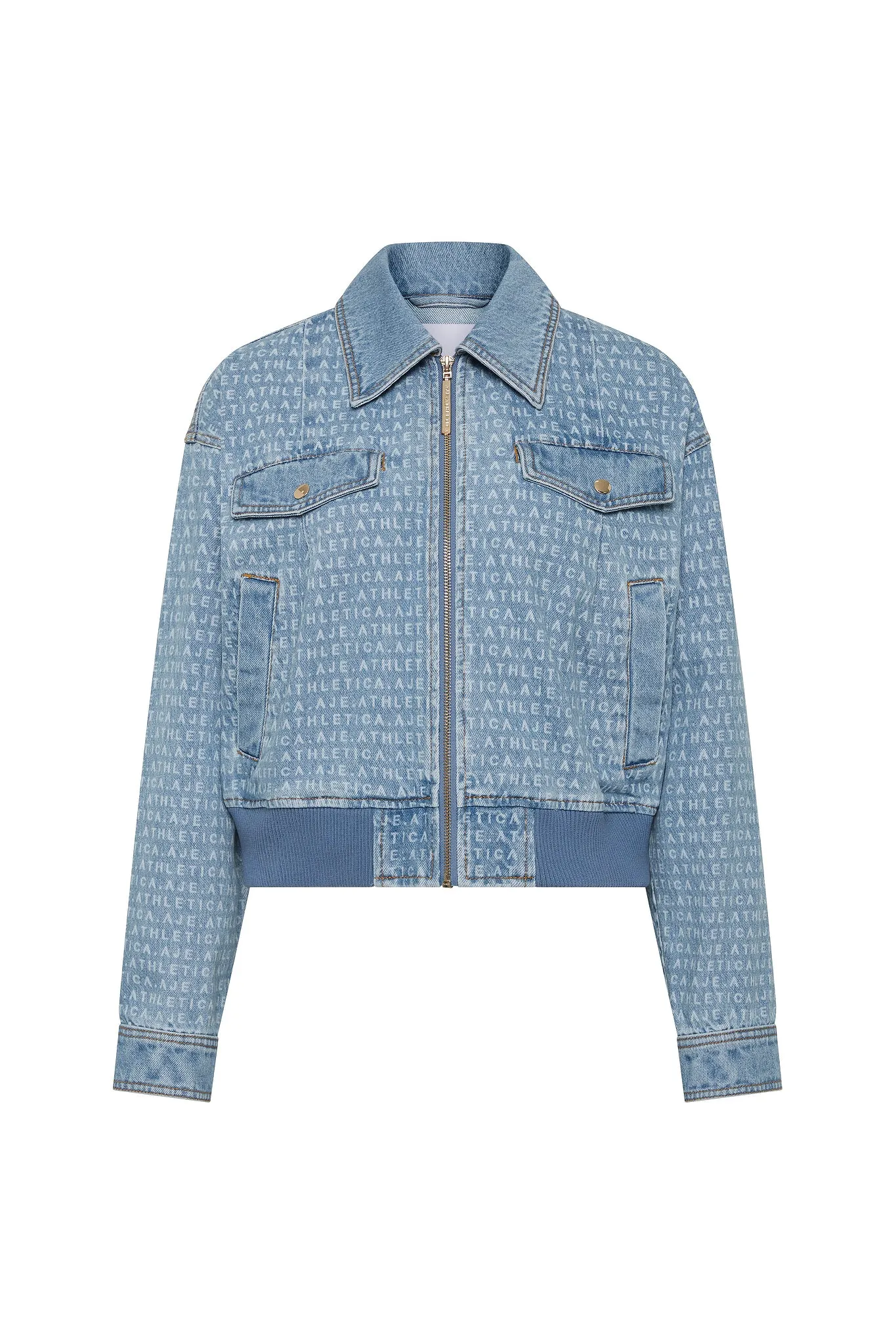 Logo Denim Bomber Jacket 792 sold by Aje product image thumbnail 2