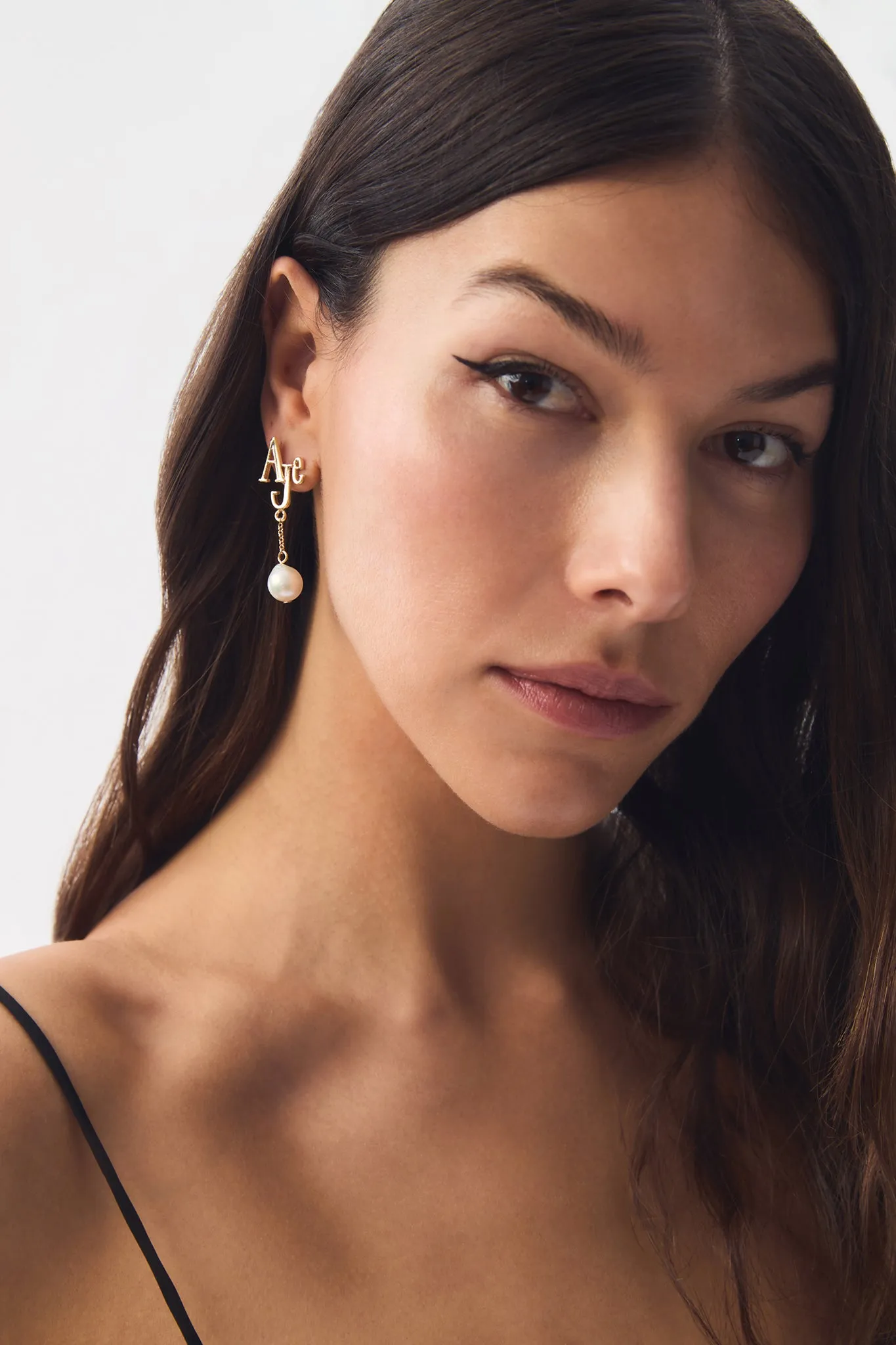 Revel Pearl Drop Stud sold by Aje