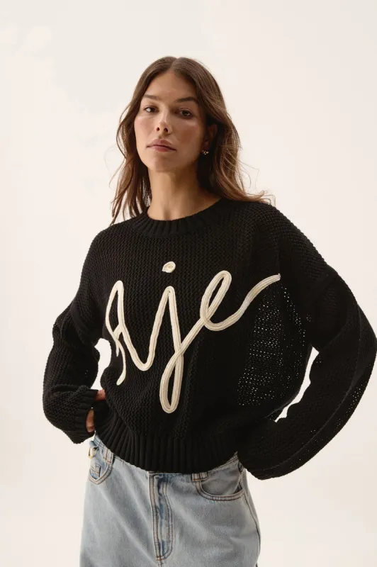 Mural Oversized Logo Jumper sold by Aje