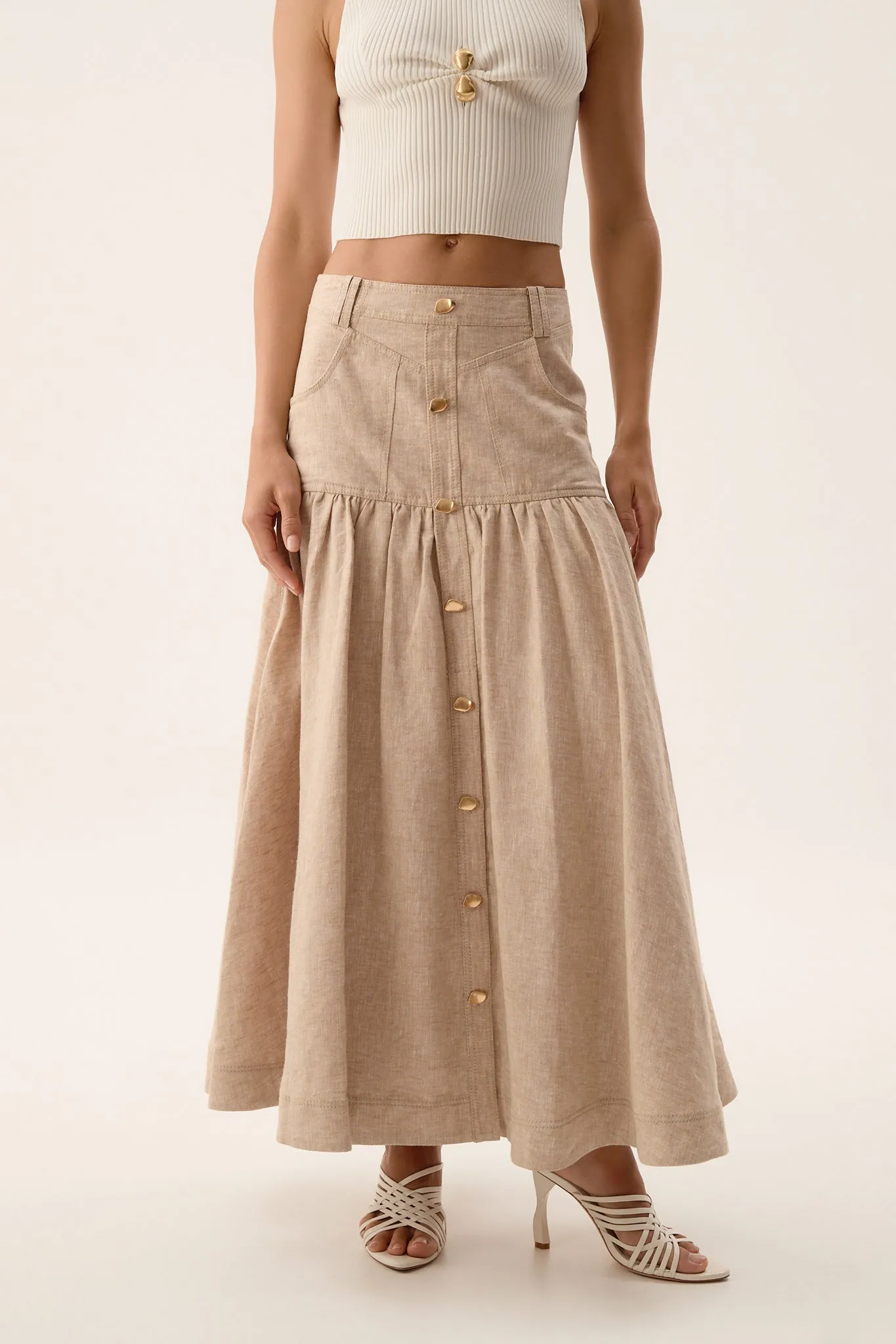 Morgan Midi Skirt sold by Aje product image thumbnail 3