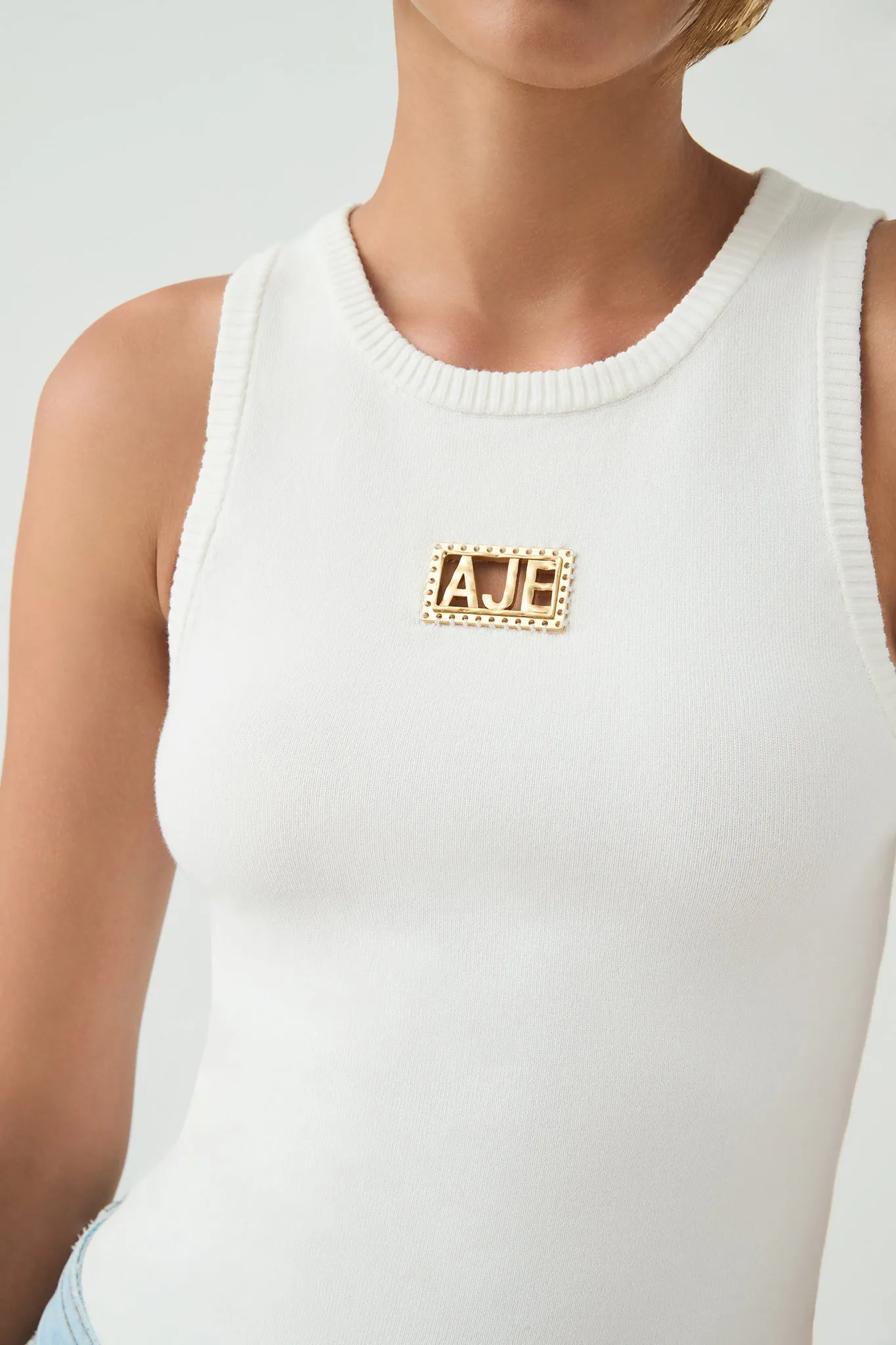 Leia Logo Tank sold by Aje product image thumbnail 5