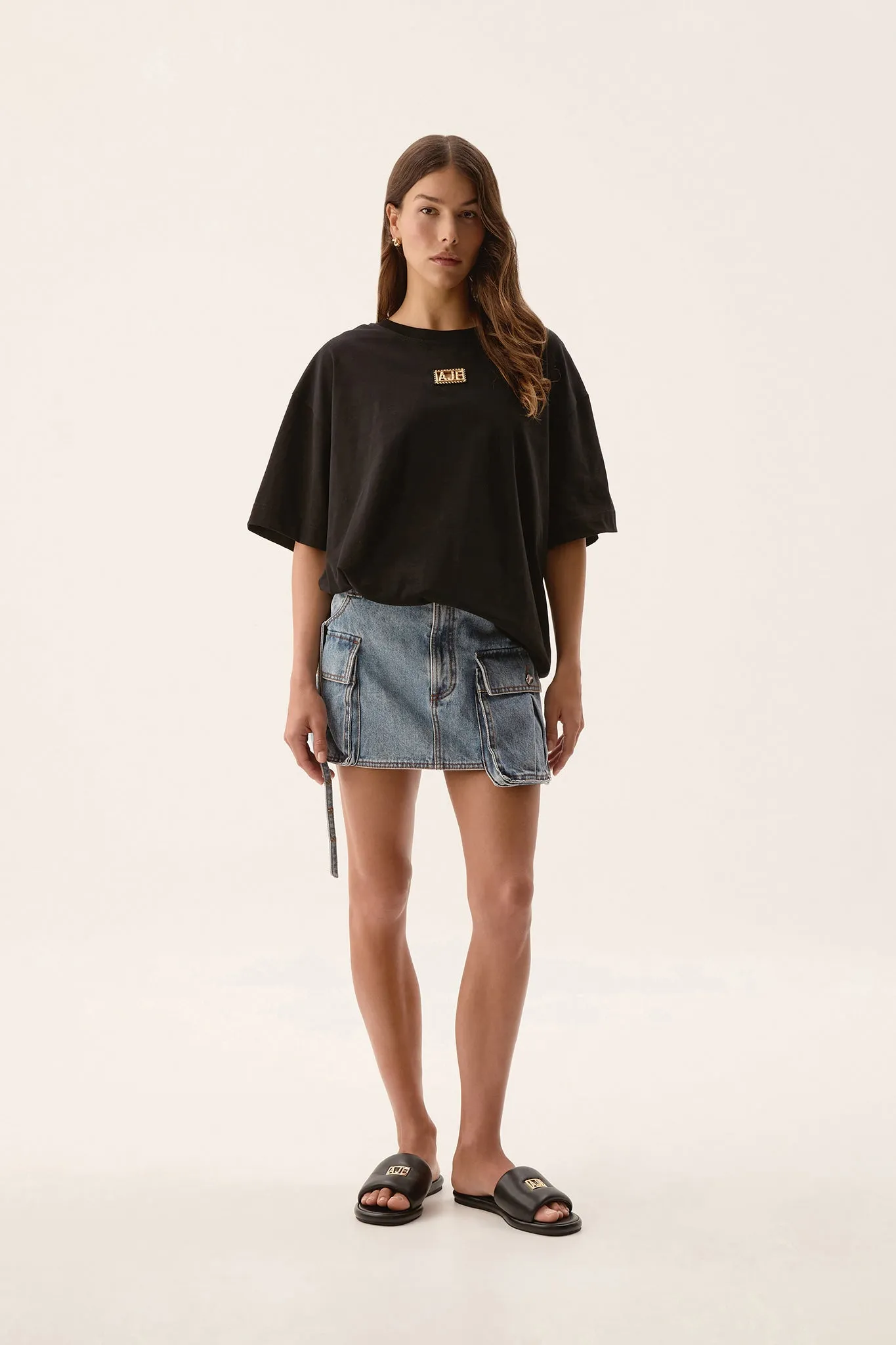 Leia Logo Oversized Tee sold by Aje product image thumbnail 3