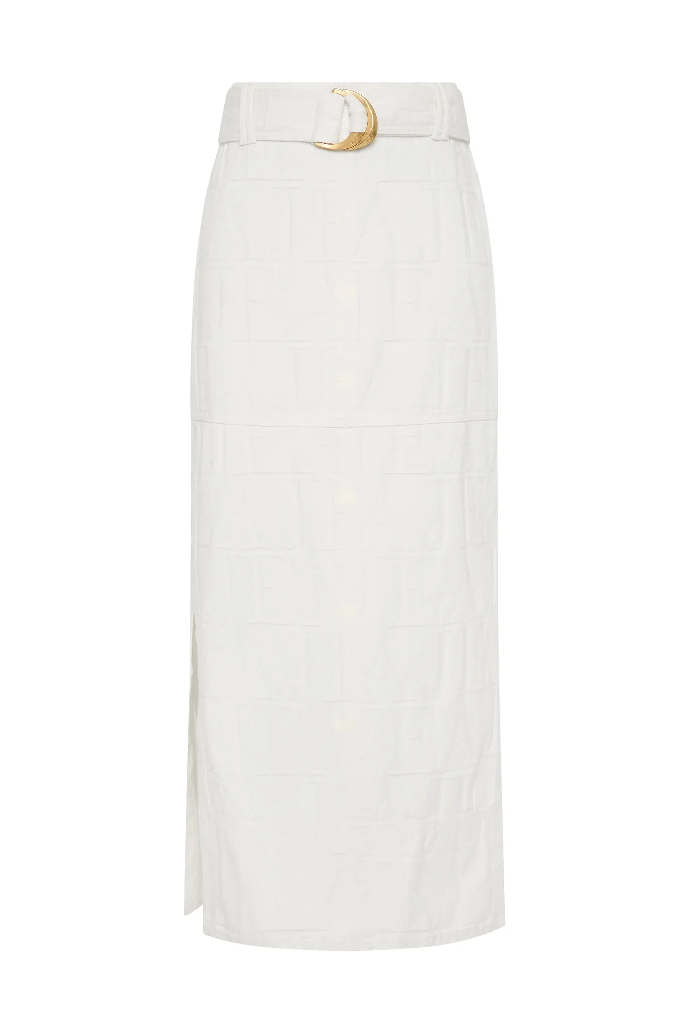 Helm Denim Midi Skirt sold by Aje product image thumbnail 2