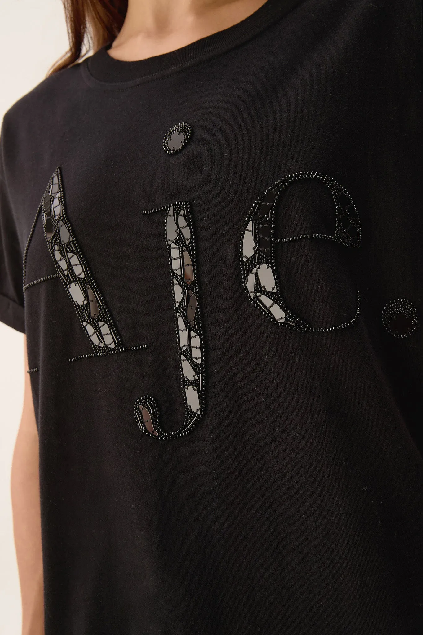 Glider Embellished Logo Tee sold by Aje product image thumbnail 4