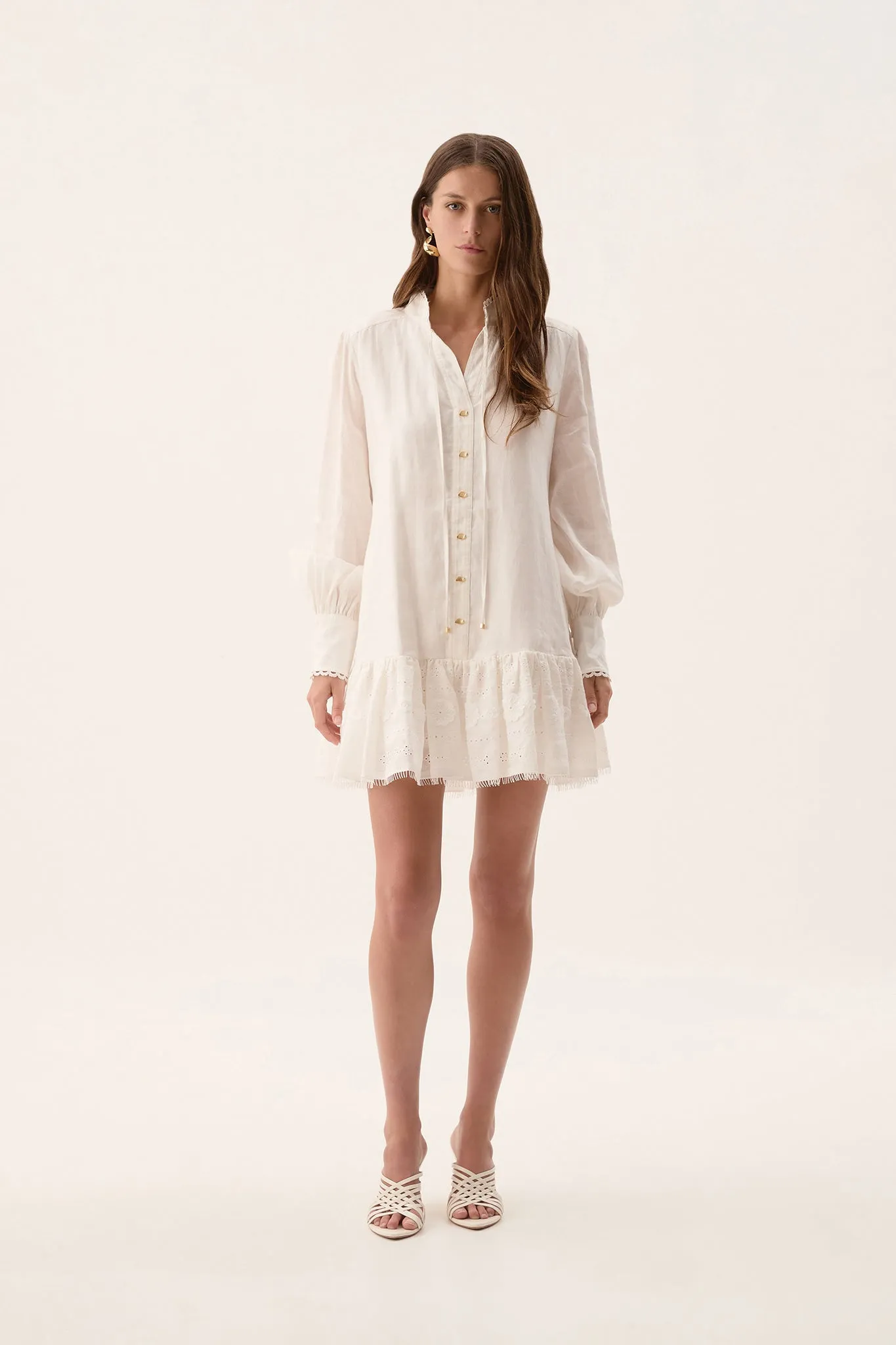 Cloud Embroidered Dress sold by Aje product image thumbnail 3
