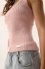 Bronte Scoop Neck Rib Tank sold by Aje