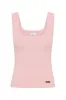 Bronte Scoop Neck Rib Tank sold by Aje