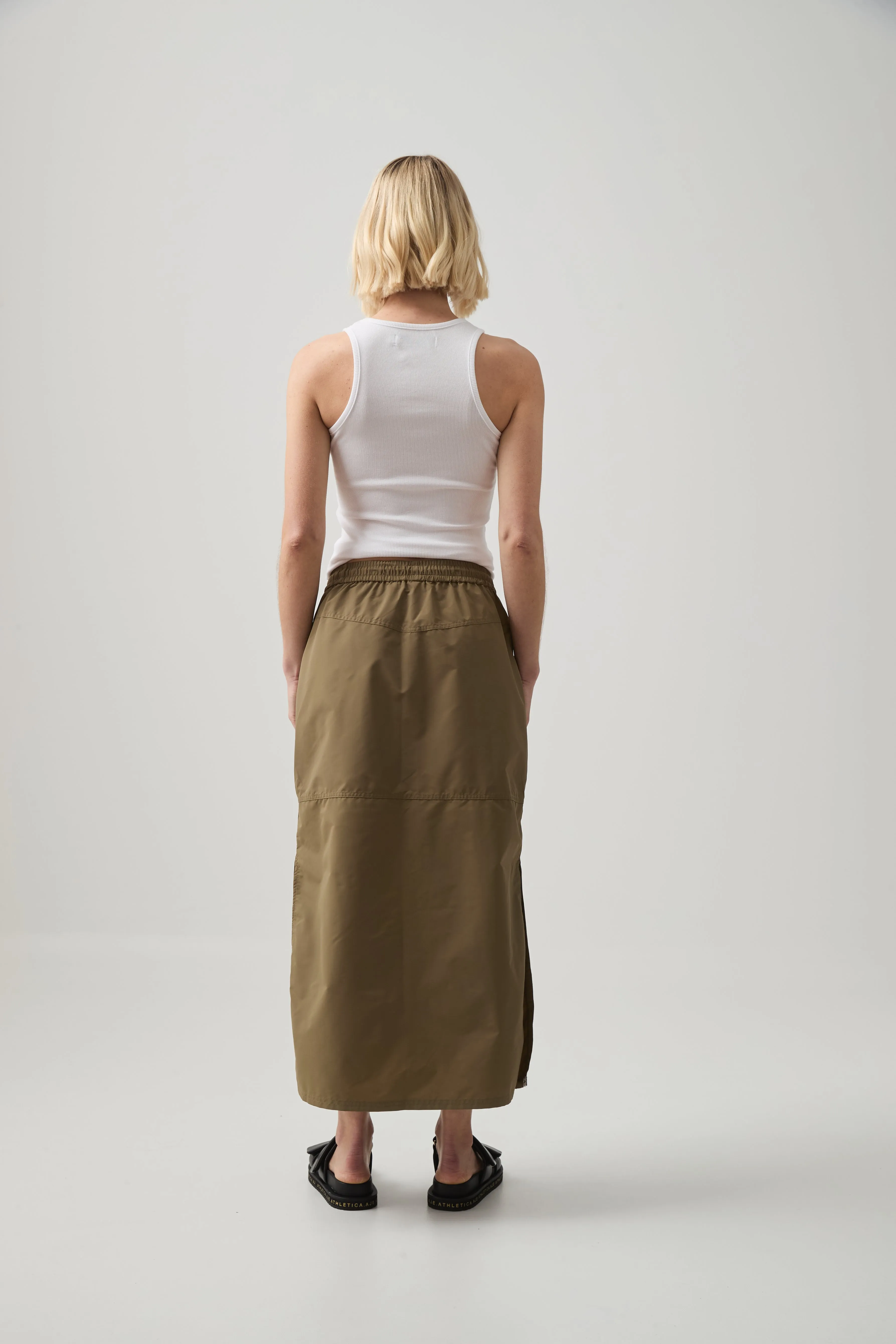 Logo Tape Spray Midi Skirt 647 sold by Aje product image thumbnail 5
