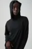 Panelled Merino Long Sleeve Hoodie 450 sold by Aje