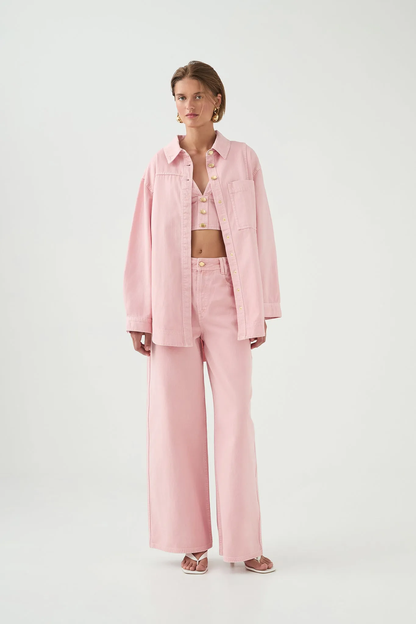 Ayden Denim Top sold by Aje product image thumbnail 3