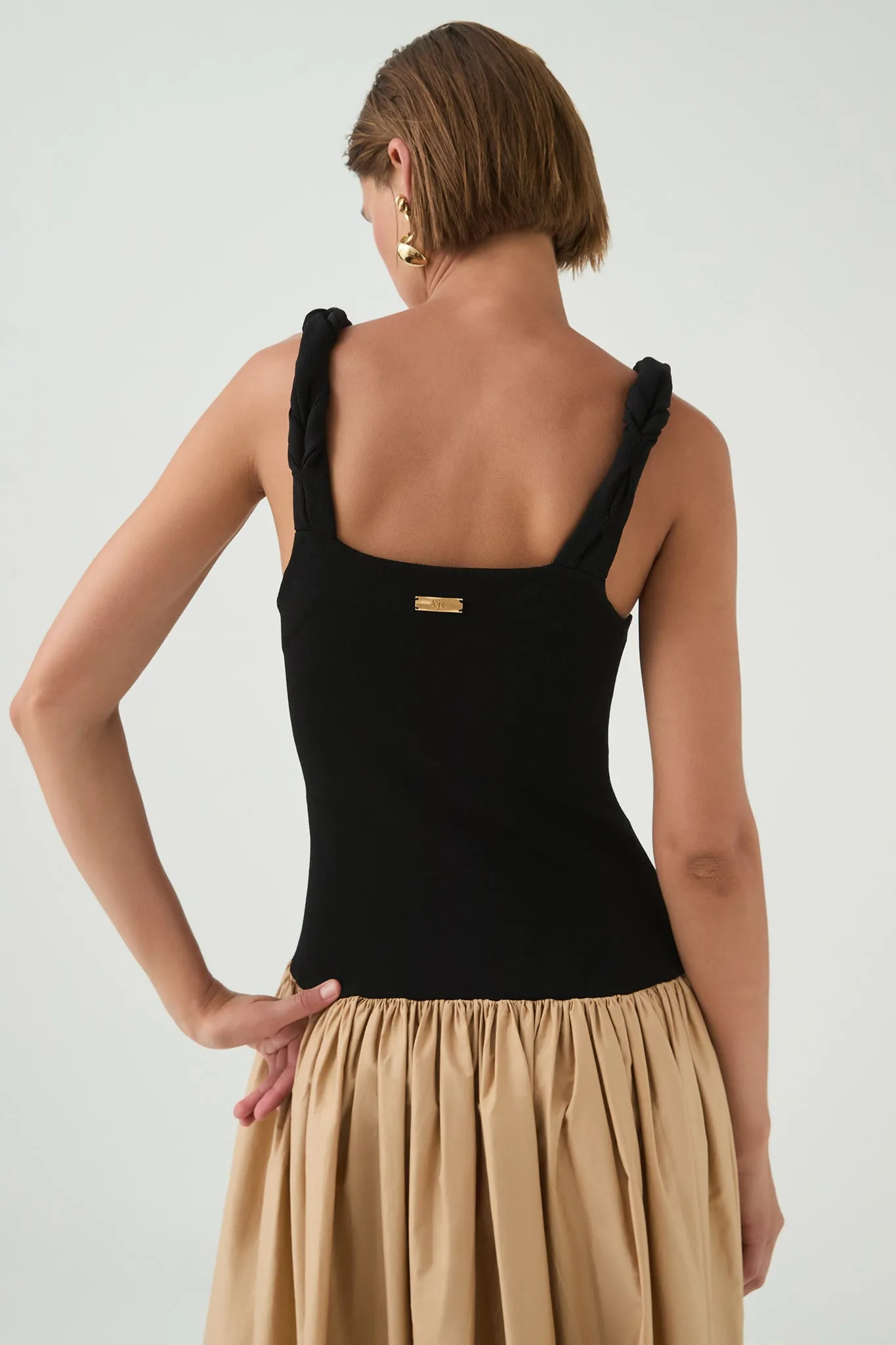 Halcyon Knit Midi Dress sold by Aje product image thumbnail 5