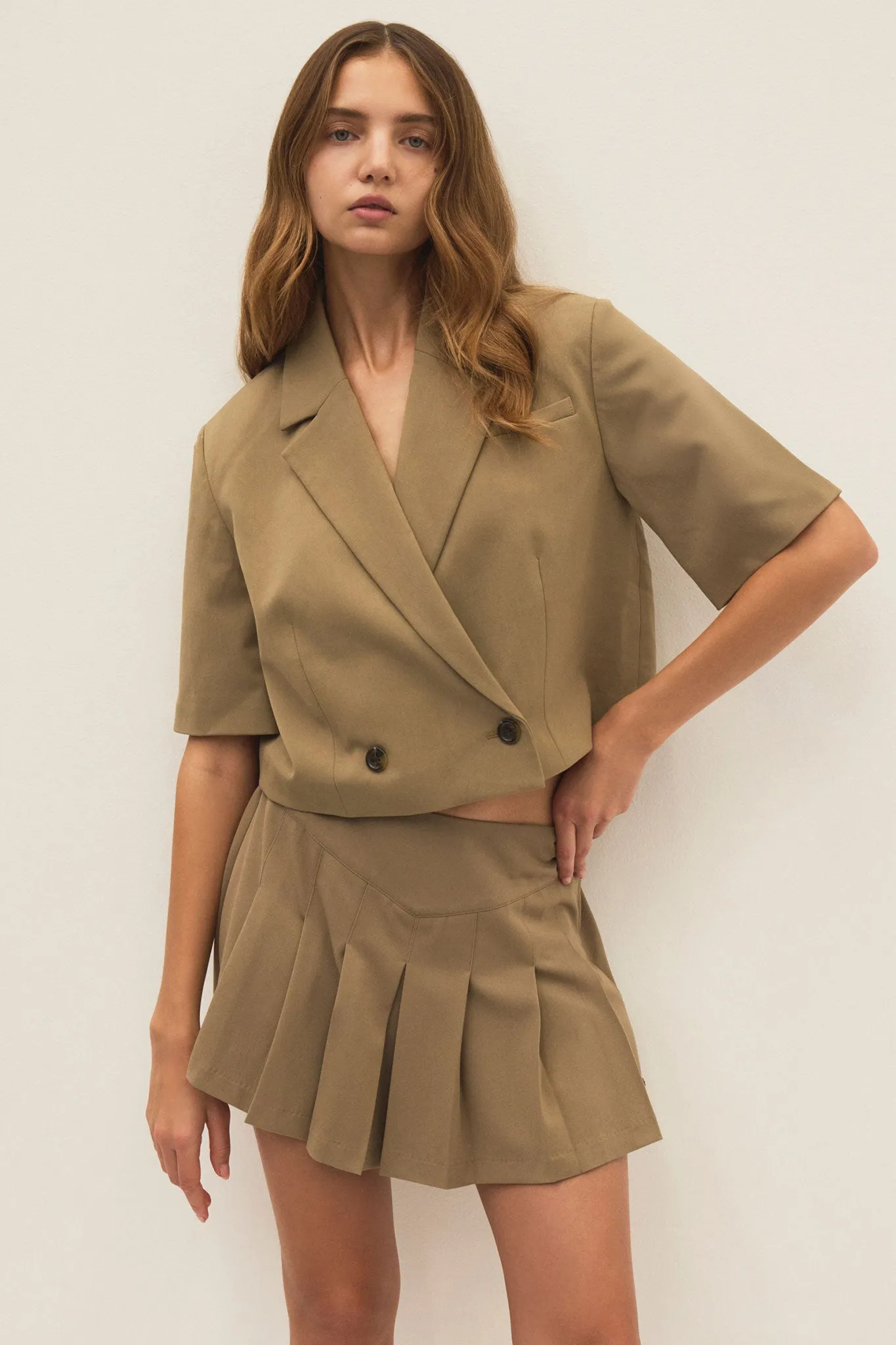 Remi Cropped Blazer sold by Aje