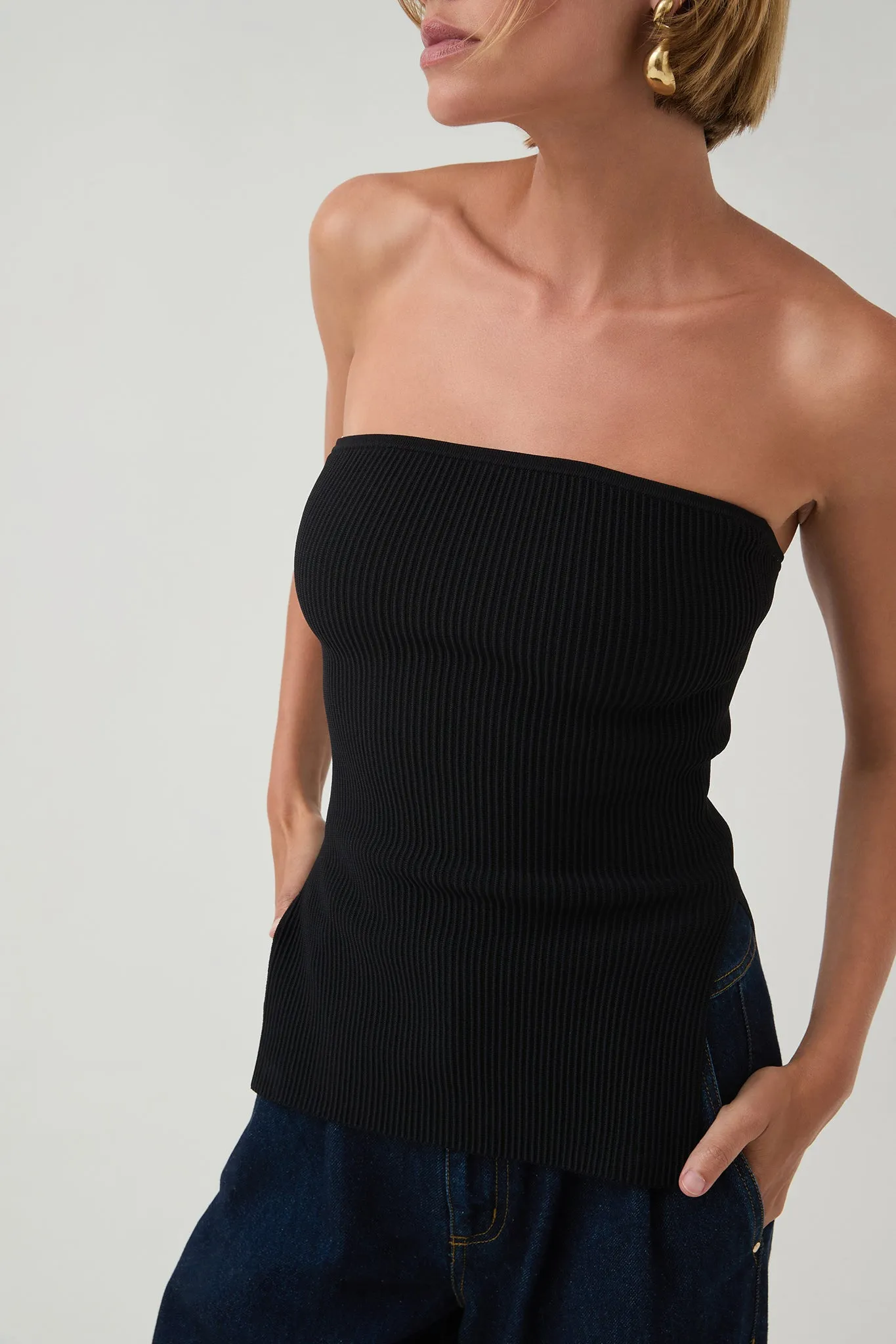 Deia Strapless Knit Top sold by Aje product image thumbnail 5