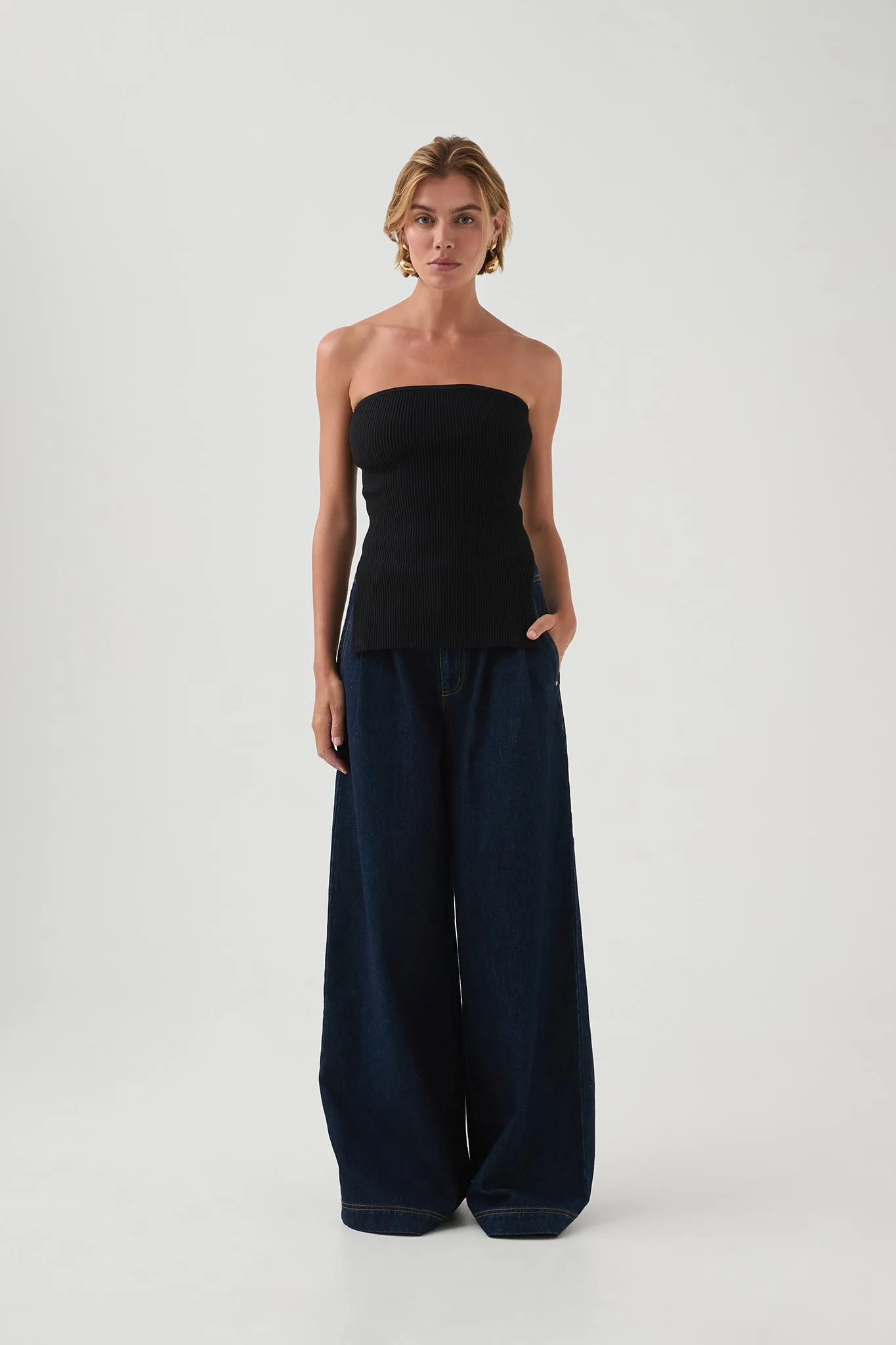 Deia Strapless Knit Top sold by Aje product image thumbnail 3