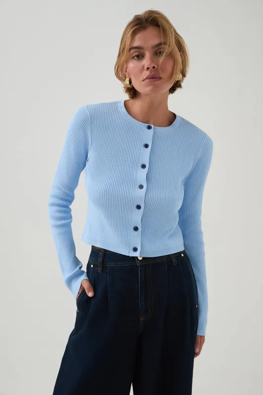 Deia Cropped Knit Cardigan sold by Aje