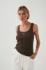 Cowrie Scoop Tank sold by Aje