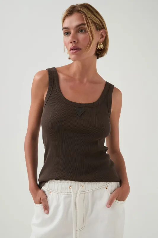 Cowrie Scoop Tank sold by Aje