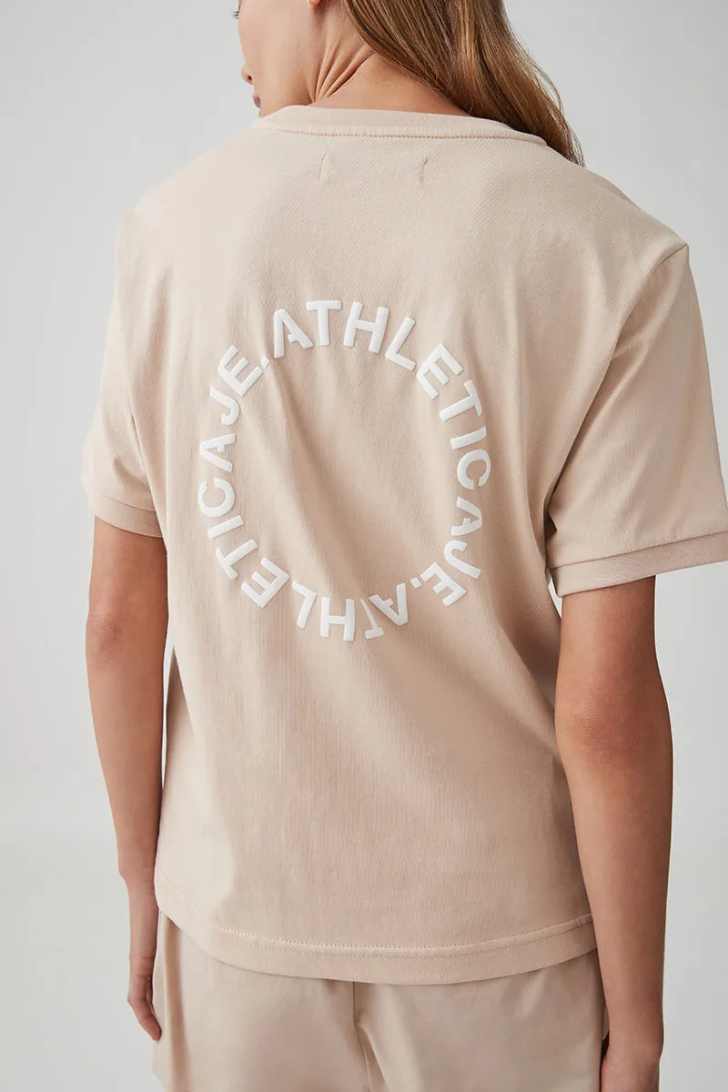 Fitted Athletica Logo Tee 102 sold by Aje