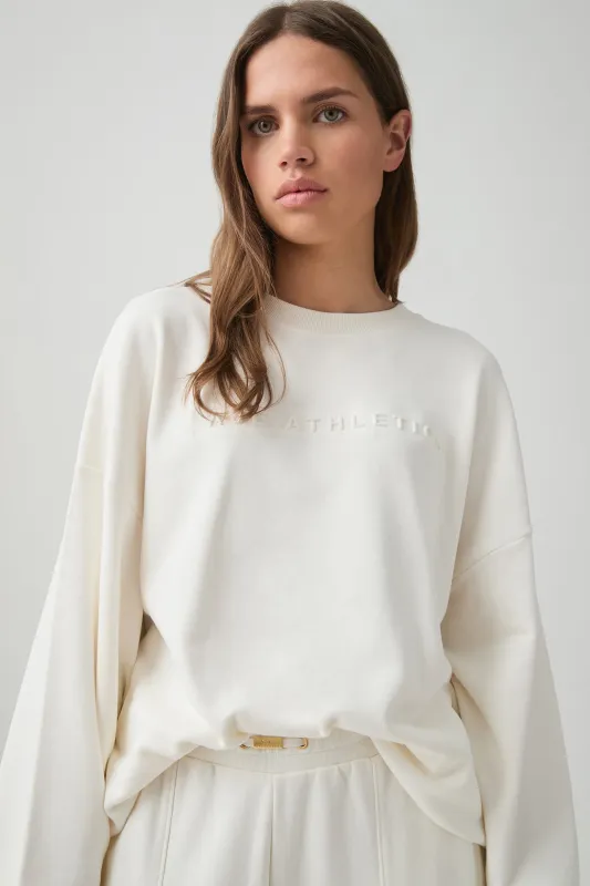 Embossed Logo Crew Sweater 401 sold by Aje
