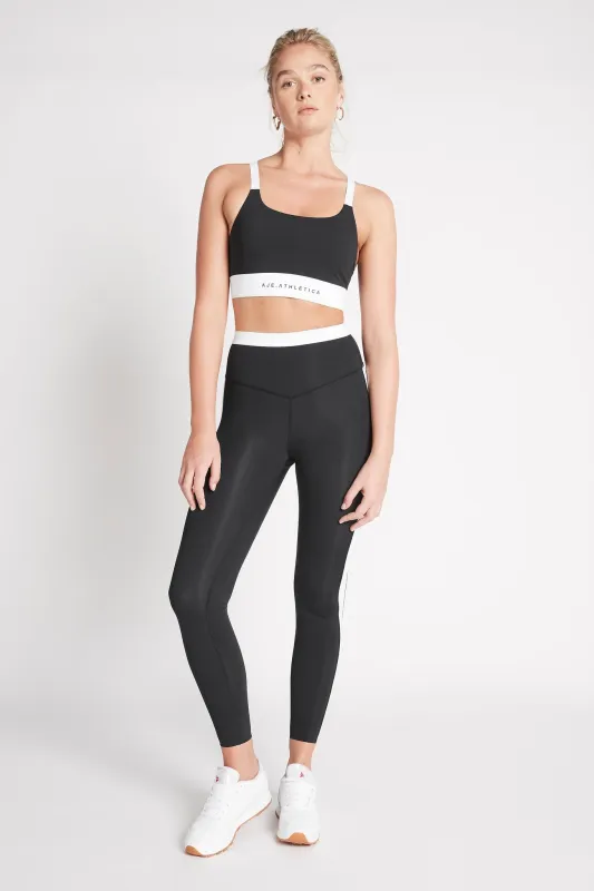 High Rise Contrast Full Length Legging 212 sold by Aje